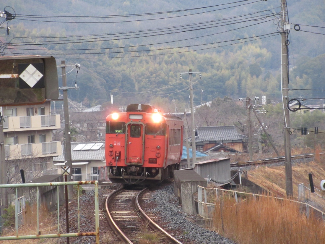 列車が到着