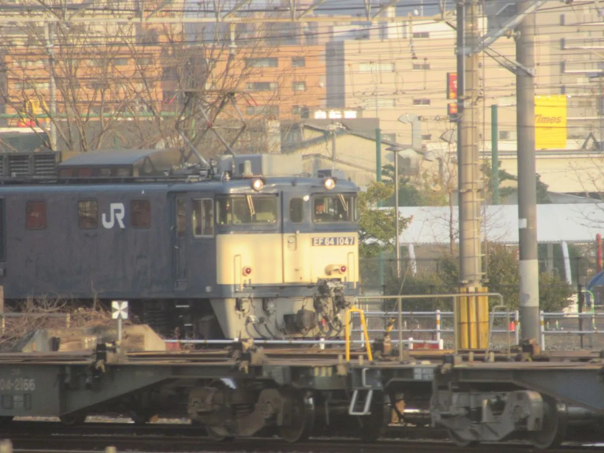 岡山貨物ターミナルに停車中の貨物列車